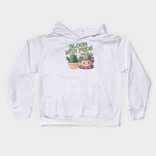 Gardening - Bloom with pride Kids Hoodie